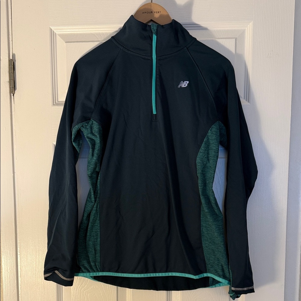 New Balance - Blue Quarter Zip Pullover